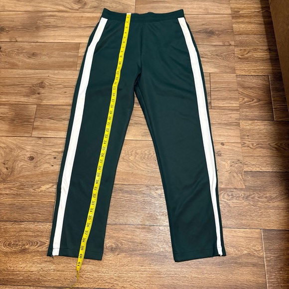 ZARA Matching Set M Green Track Jacket + Ankle Zip Pants Athleisure Streetwear - Picture 8 of 10